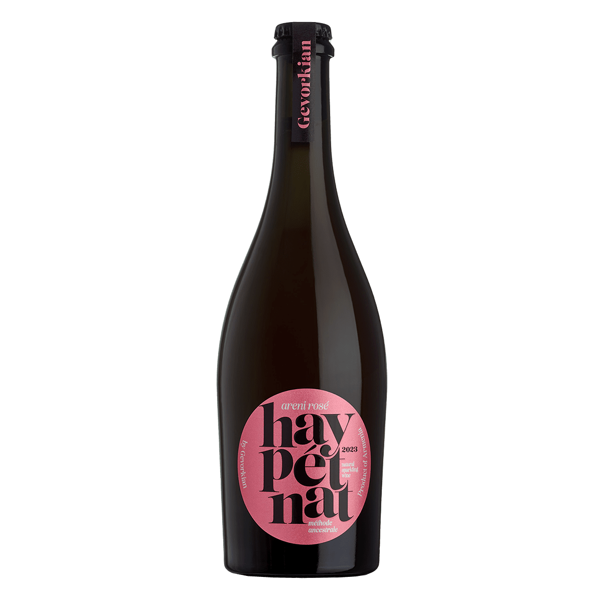 Hay Pét Nat Areni Rose sparkling wine 750ml